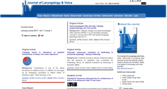 Desktop Screenshot of laryngologyandvoice.org